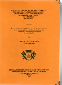 Meningkatkan hasil belajar siswa dengan menggunkaan model pembelajaran mind mapping pada mata pelajaran ipa di kelas iv sd n 105267 sei mencirim t.p 2016/2017