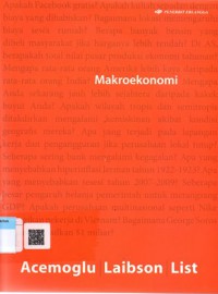 Makroekonomi= Macroeconomics