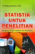 Statistika untuk Penelitian Dilengkapi dengan Validitas dan Reliabilitas