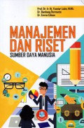Manajemen dan RIset SUmber Daya Manusia, Cet. 1