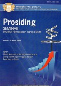 PROSIDING SEMINAR STRATEGI PEMASARAN YANG EFEKTIF